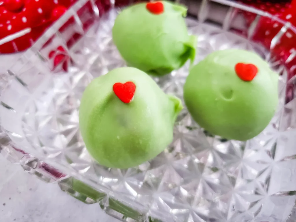 Grinch Oreo Balls for Christmas