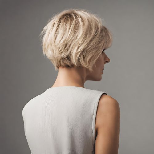 short blonde hair styles for women