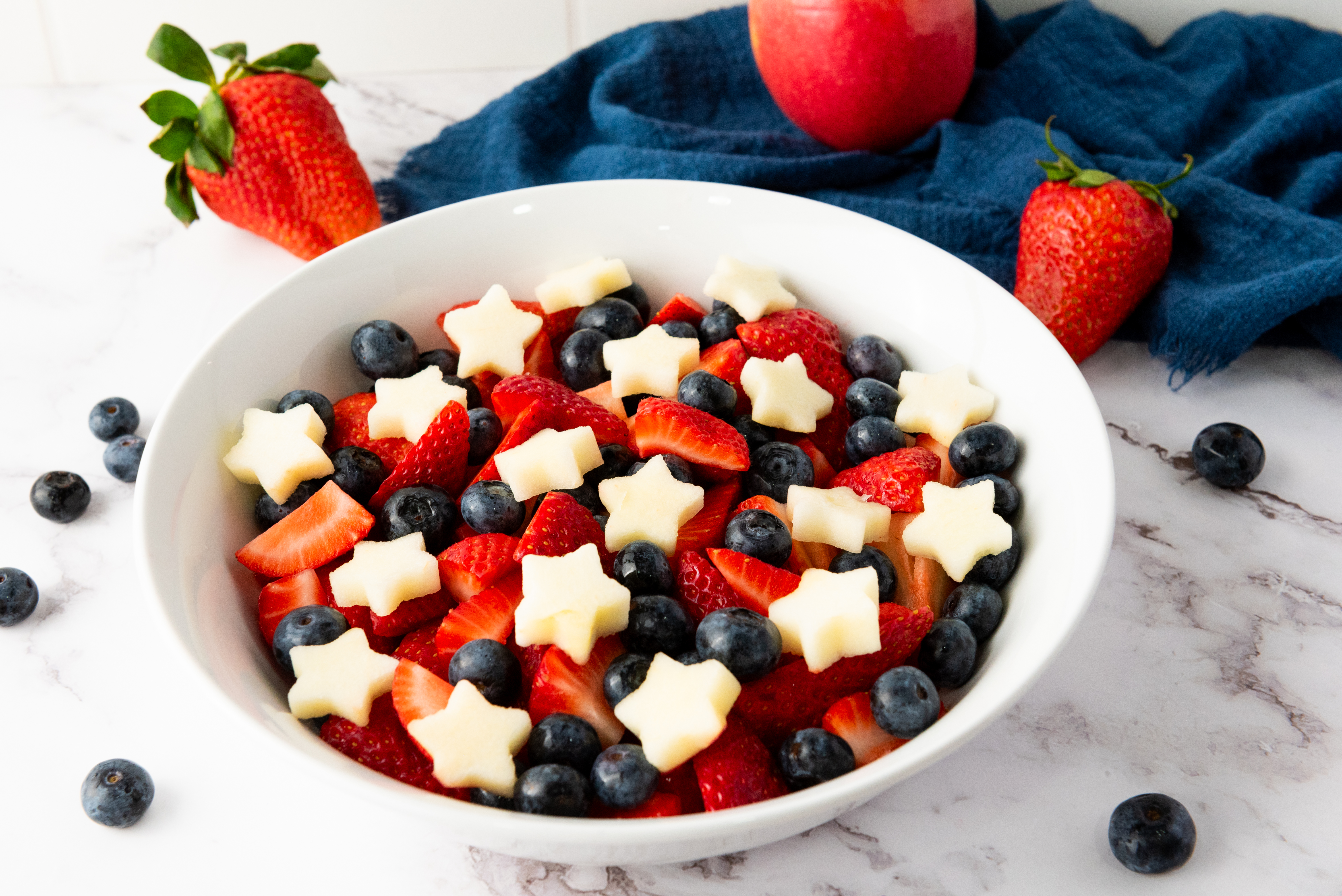 red white and blue fruit salad recipe