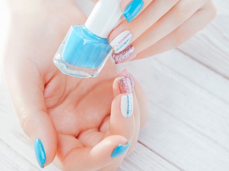 Simple Spring Nail Ideas pastels